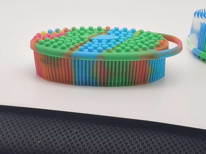 Soft Exfoliating Body Shower Scrubber - Silicone Bath Brush for Kids & Adults - 3 Pack