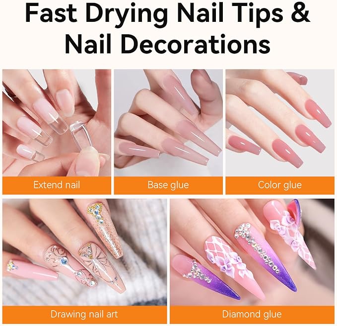 Makartt Handheld LED Nail Lamp with Painless Mode for Curing Builder Gel | 800mAh Rechargeable UV Light for Gel-X Nail Tips Portable Nail Lamp with LCD Display & 3 Timers Home DIY & Salon, White