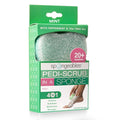 Spongables Pedi Scrub Foot Exfoliating 20+ Wash Sponge, Mint, 1 Count