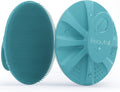 Silicone Body Scrubber, BEAUTAIL Gentle Exfoliating Brush on Sensitive Skin | Soft Shower Scrubber for Body, Hygienic Silicone Loofah, Bathroom Essentials Brush for Women, Men & Kids, 1-Pack, Cyan