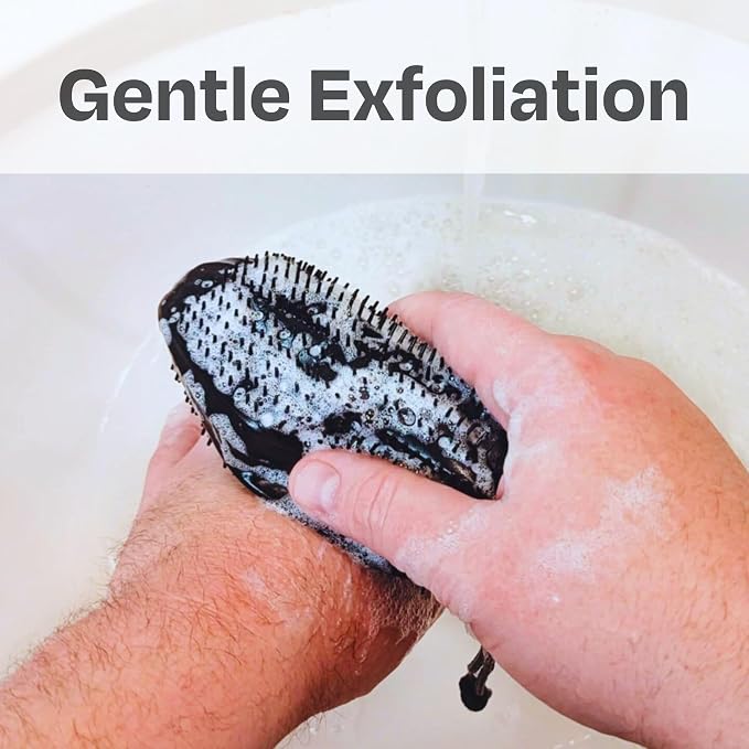 2-Pack Black Soap Saver Bag, Gentle Exfoliating Loofah Pouch, Soap Sleeves for Bars, Exfoliating Bag, Bar Soap Pouch, Soap Savers for Bar Soap, Mesh Soap Bags for Soap Bars