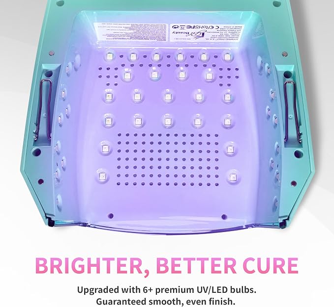 iGel Beauty Hybrid PRO 3.0 XL UV/LED Nail Lamp – Wireless Rechargeable 48W Nail Dryer, Extra Wide Full-Hand Curing, 9000mAh Battery, Smart Timer & Builder Gel Mode, Cordless Professional Lamp