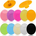10 Pack Silicone Face Scrubber with Suction Handle, Exfoliating Facial Cleansing Brush for Deep Pore Cleaning and Blackhead Removal
