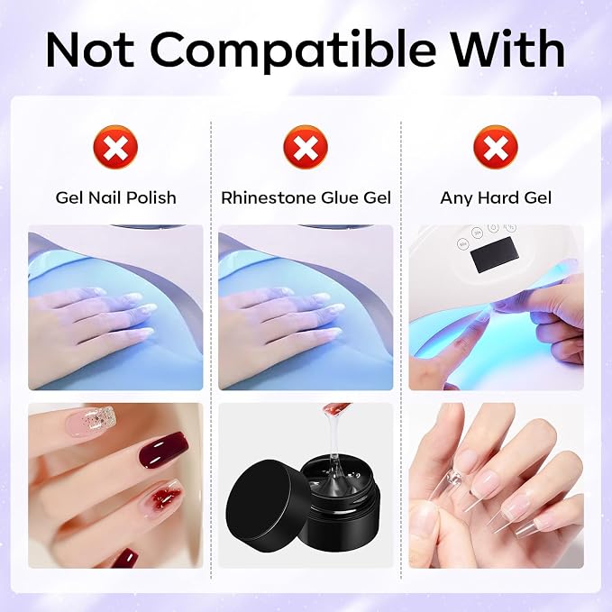 Makartt Press On Nail Glue Remover 10ML Fast and Easy Removal Debonder with 2 Dropper Applicators, 2 Wooden Sticks for Quick Glues, Press-On Nail, Solid Glue, Semi-Cured Sticker, Adhesive Tabs