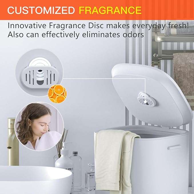DOACE Towel Warmer Bucket, Medium Size Towel Warmers with Auto Keep Warm, Heat Time 20/40/60 Min Adjustable and Delay Time Up to 24 Hours, Hot Towel Warmer for Bathroom, Ideal Gift for Valentine's Day