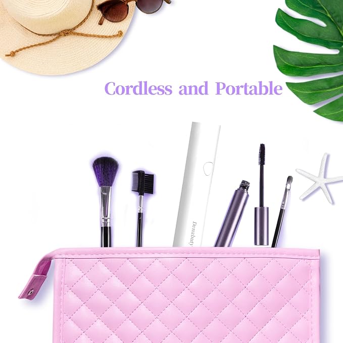 UV Light for Gel Nails, Mini UV LED Nail Lamp Handheld with Stand | Portable Nail Dryer Rechargeable USB Cordless, Nail Light with 2 Timers for Fast Drying, White