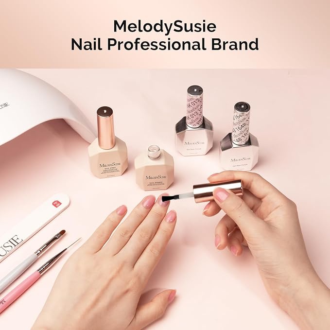 MelodySusie 15ml Nail Dehydrator HEMA Free Professional Nail Prep for Press On,Acrylic Gel Polish,Fast Dry for Long-Lasting Manicure at Home & Salon Use 0.5oz
