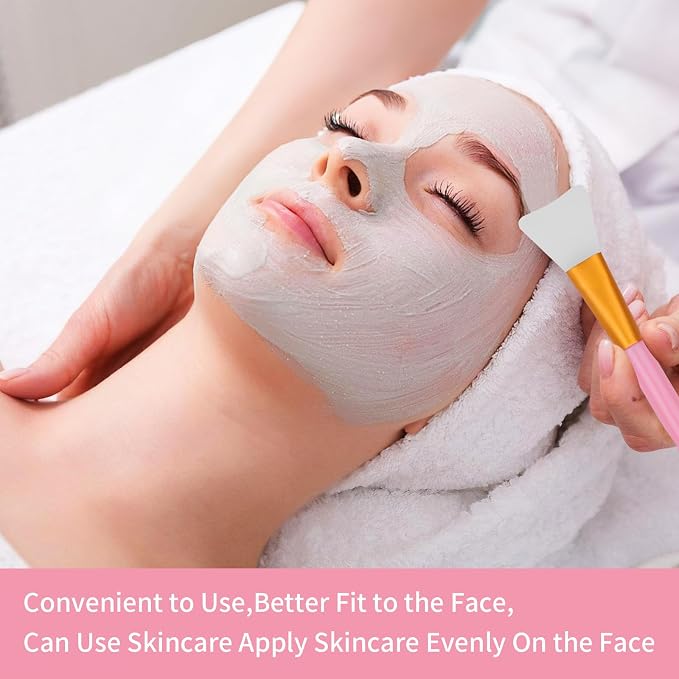 4Pcs Silicone Face Mask Applicators,Face Scrubber for Applying Facial Mask | Flexible Facial Mud Masks Applicator,Supplies Tool for Applying Facial Mask,Sleeping Mask,Clay Mask,Body Lotion