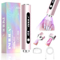 NXJ INFILILA Multi-Functional Handheld UV Light Lamp for Gel Nails with Cat Eye Magnet - Portable Flash Cure Nail Lamp for French Manicures, Detail Work, Type-C Cordless for Travel & Home Use (Pink)