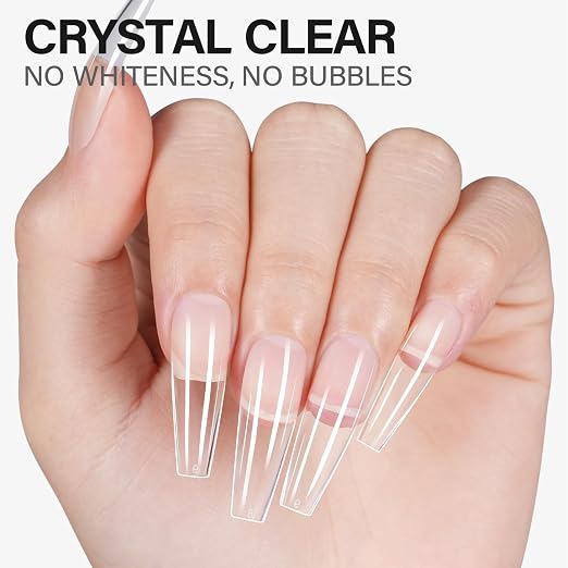 AILLSA Solid Gel Nail Glue for Nail Tips Strong Nail Glue for Press Ons | Professional Fake Acrylic Soft Nails Glue U V Lamp Curing Needed - Long Lasting 15g / 0.5fl.oz
