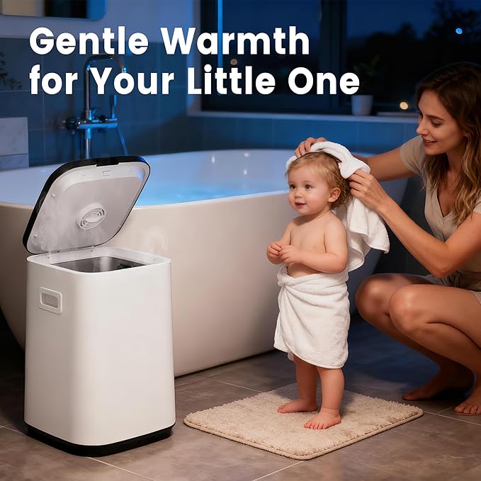 STARLEAD Heated Towel Warmers for Bathroom - 22L Large Towel Warmer Bucket, Auto Shut Off, Fits Up to Two 40"X70" Oversized Towels, Bathrobes, Blankets