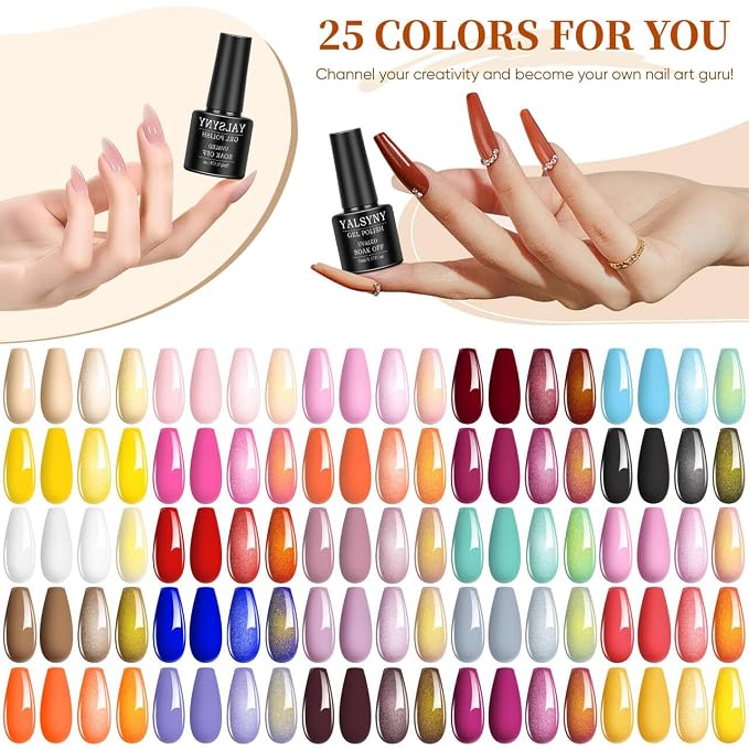 Gel Nail Polish Kit,With UV LED Nail Dryer,Electric nail drill kit,Nail Tools DIY Home