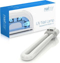 nailstar Replacement 9W U-Shaped 365nm Bulbs UV Nail Lamp Dryer - 4 Pack