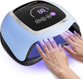 UV Nail Lamp, 180W LED Nail Dryer for Gel Polish, Touch Screen, 42 Beads | Auto Sensor Curing Light with LCD Display and 4 Timer Settings, Fast, Even Curing for Salon Use and Home DIY Manicure