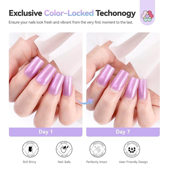 SAVILAND Soft Pearl Nail Polish Set For Daily Wear Manicures, 6 Colors | Elegant Pearl Finish, Quick Dry, Perfect for Daily Styling, Long-lasting Fingernail Polish, for Toes Nail Art Lover