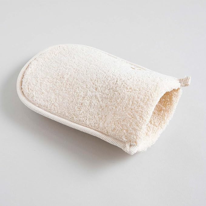Chakra Fiber Exfoliating Hand Mitt - Scrub Glove for Deep Skin Exfoliation, Essential Bath and Shower Accessory