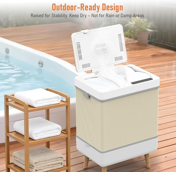 Towel Warmer for Bathroom, Home Spa & Outdoor, 35L Large Foldable Hot Towel Warmer Bucket, Fast Heating Towel Dryer & Heater, ETL Certified, House Warming Gifts New Home, Parents & Baby