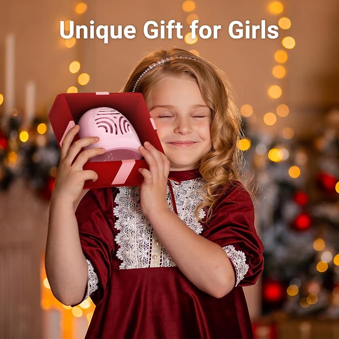 MelodySusie Portable Kids Nail Dryer for Water Based Regular Nail Polish | for Girls Aged Twelve and Up, Easy Push Switch Finger Plate,Fast Drying,Children's Gift,Stocking Stuffers for Girls
