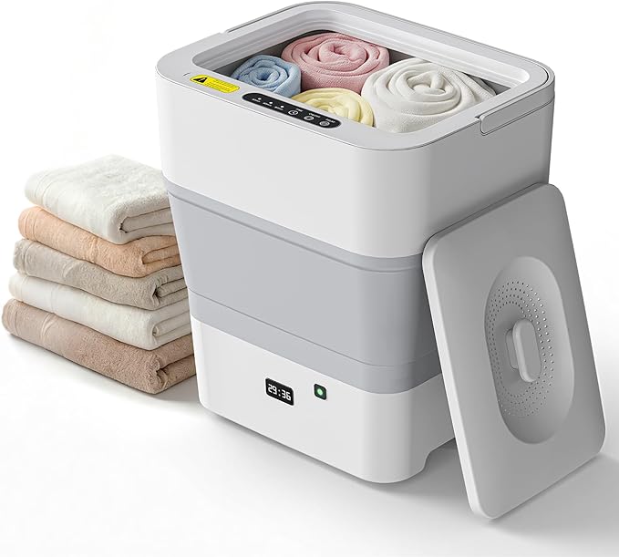 Foldable Towel Warmer,30L Hot Towel Warmers for Bathroom and SPA with 24H Timer,Large Auto Shut Off Towel Heater Bucket Fits Up to Oversized Towels,Bathrobes,Blankets,Fast Heating Towel Dryer for Home