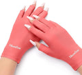 MelodySusie UPF50+ Fingerless UV Protection Gloves for Gel Manicures | Cool breathable fabric,professional UPF50+ UV protection,fingerless design ideal for salon & home gel manicure,Anti UV Light