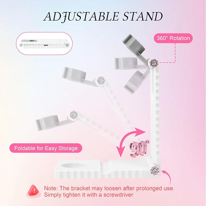 Mini UV Light for Nails,Portable LED Flash Cure Lamp for Gel X Polish, Small Handheld Magnetic Uv Pen for Single Finger, Nail Curing Lamp with Stand for Starter Salon DIY/Home Manicure/Travel