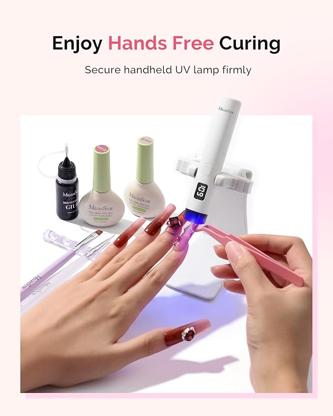 MelodySusie Nail Lamp Stand & Holder for Flash Cure Handheld UV Light