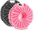 2Pcs Silicone Body Scrubber,Food-Grade Scrubbies for Body Gentle Exfoliation Anti Slip Grip,Silicone Loofah Silicones Shower Scrubber Silicones Body Brush,Shower Brush Suitable for All Skin Types