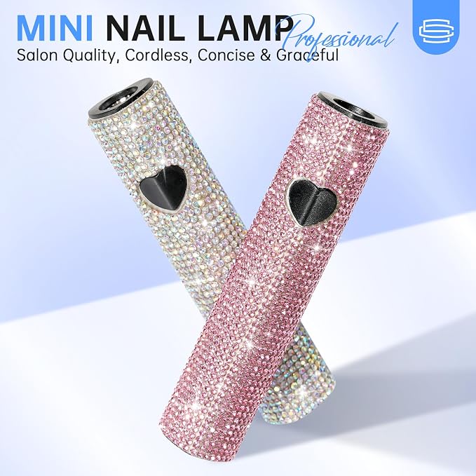 UV Light for Gel Nails, Handheld UV Nail Lamp | Portable LED Nail Lamp, Mini Nail Dryer, USB Nail Light for Fast Curing