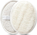 Chakra Fiber Exfoliating Loofah Pad Scrubber for Face and Body - Deep Cleansing Scrub Sponge, Essential Bath and Shower Accessory