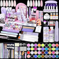 SAVILAND Professional Acrylic Nail Kit: Acrylic Nail Set KIt for Beginners with Everything Nail Tranning Mat Nail Art Brush Nail Drill Nail Polish with Dryer for Nail Extension Carving