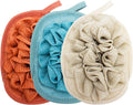 3 Pack Body Sponge Brushes Pouf Mesh Brush Shower Glove with Flower Bath Ball