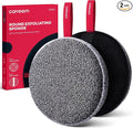 Caveem Exfoliating Body Scrubber, Bath and Body Scrub Buffer, Body Exfoliator for Remove Dead Skin, Gentle and Rough Lightweight Sponge for Shower (2 Pack)