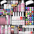SAVILAND Acrylic Nail Kit with Drill and U V Light – Clear White Pink Acrylic Powder Black Red White Gel Nail Polish Nail Tools for Nail Art Gel Nails DIY | Complete nail tools,clear white pink acrylic powder, black red white gel polish, nail art DIY h...
