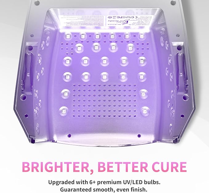 iGel Beauty Hybrid PRO 3.0 XL UV/LED Nail Lamp – Wireless Rechargeable 48W Nail Dryer, Extra Wide Full-Hand Curing, 9000mAh Battery, Smart Timer & Builder Gel Mode, Cordless Professional Lamp