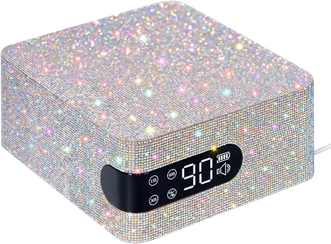 96W UV Nail Lamp, Plug-in Nail Dryer | UV Light for Nails with 4 Timer Setting, Touch Control & Auto Sensor, Fast Curing Lamp for Gel Polish Manicure Salon & Home