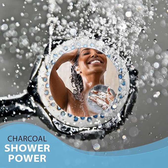 SHOWER BOUQUET Loofah-Charcoal Bath-Sponge-4-Pack Extra-Large 75g Soft Mesh | Black Luffa Loufa Loofa Puff Set / Exfoliating Body Scrubber Lufas for Women and Men – Face & Body Shower Loofah Sponge
