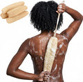 4Pack Natural Organic Loofah Bath Sponge14''-16'' Exfoliating Body Scrubber for Men and Women Shower Scrub