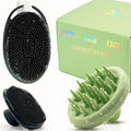 3-in-1 Silicone Scrubber Set – Exfoliating Body Scrubber, Scalp Massager Shampoo Brush & Facial Cleansing Pad – Hygienic Shower Loofah Alternative for Men & Women (3 Pack)