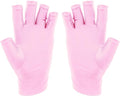 SUNUV LED Gloves for Gel Nails, UPF 50+ Anti UV Gloves for Gel Nail Lamp, Professional UV Gloves for Nail Techs