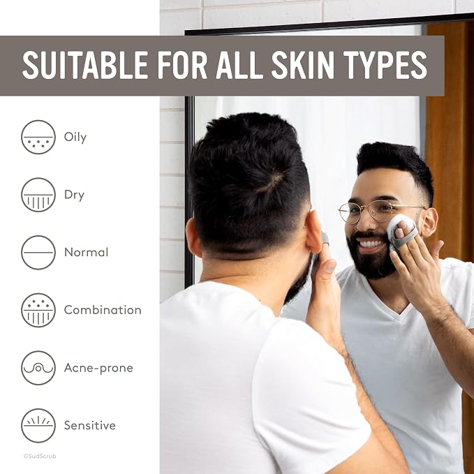 Sud Scrub® Body Scrubber + Face Scrubber Set (Clay)