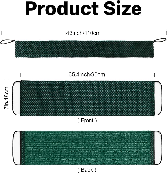 Yiclick Dual-Textured Exfoliating Washcloth Towel - Back Scrubber for Use in Shower Bath, Exfoliating Body Scrubber Exfoliator, Japanese Exfoliate Loofah Lufa Sponge Wash Cloth for Women Men