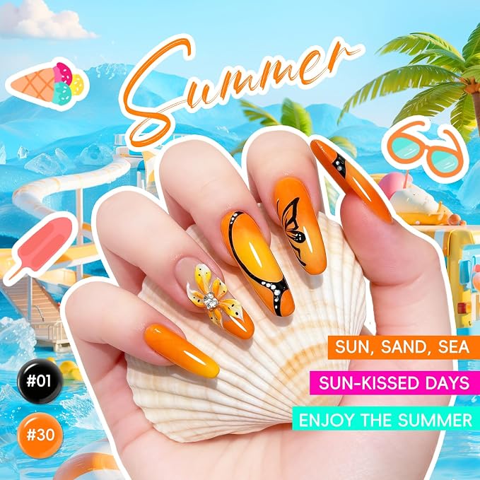 PEACECOLOR 60PCs Gel Nail Polish Set 55 Fall Winter Colors Brown Pink Red Gel Polish with 5Pcs Glossy/Matte/Glitter Top Base Coat Soak Off Long Lasting Manicure Kit Gifts for Women DIY Home