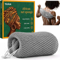 Yiclick African Net Sponge Authentic with Knots - Exfoliating Washcloth Towel, Back Scrubber for Shower Bath, Exfoliating Body Scrubber Exfoliator, African Rags Wash Cloth Loofah Lufa Sponge