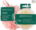 EcoTools Dry Body Brush for Circulation, Dead Skin Removal + Pink Delicate EcoPouf Made with Recycled Netting for Cleansing & Exfoliating Sensitive Skin, Self-Care Gifts