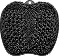 BESKAR Larger Shower Foot Scrubber Mat with Non-Slip Suction Cups- Cleans, Smooths, Exfoliates & Massages your Feet Without Bending, Improve Foot Circulation & Soothes Tired Feet- Black | Cleans, Smooths, Exfoliates, Massages Your Feet Without Bending,...