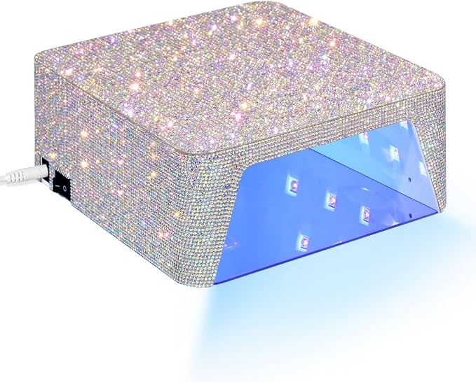 96W UV Nail Lamp, Plug-in Nail Dryer | UV Light for Nails with 4 Timer Setting, Touch Control & Auto Sensor, Fast Curing Lamp for Gel Polish Manicure Salon & Home