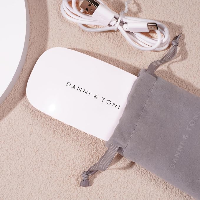 DANNI & TONI UV LED Nail Lamp 6W Mini Nail Dryer Professional Nail Curing Lamp Travel Size