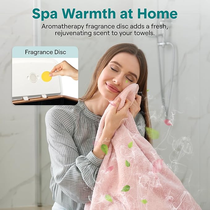 SereneLife Towel Warmer Bucket | Large Blanket Warmer with 20L Stainless Steel Tub & Single Touch Control for Home, Hotel & Spa Use | Adjustable Temp 90 to 140°F | Fits 2 Bath Towels or Robes | Gold