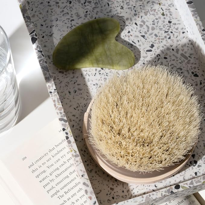 EcoTools Dry Body Brush, Cruelty-Free Bristles Exfoliate & Smooth Skin, Dry Brushing Removes Flaky Skin, May Help Improve Circulation & Tone, Eco-Friendly Skincare Tool, Vegan & Cruelty-Free, 1 Count