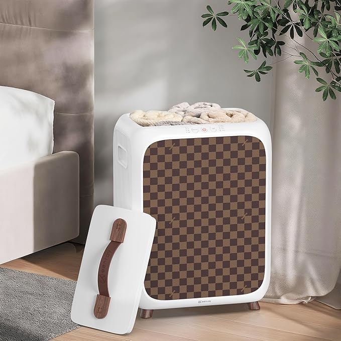Keenray Towel Warmer Bucket, Luxury Rectangle Towel Warmer for Bathroom with Timer & Delay, Customized Fragrance, Child Lock, Fits 2 Large Towels, Blankets, Bathrobes, Ideal Gift for Him & Her